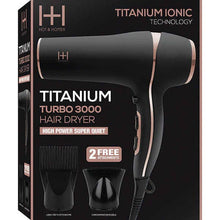 Load image into Gallery viewer, Hot & Hotter Titanium Turbo 3000 Hair Dryer