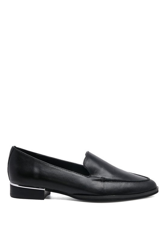 ANNA Leather Slip-On Loafers