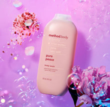 Load image into Gallery viewer, Method Body Paraben &amp; Phthalate Free Body Wash, Pure Peace, 18 fl oz
