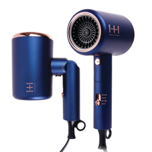 Load image into Gallery viewer, Hot &amp; Hotter Turbo 3500 Foldable Hair Dryer Blue

