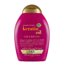 Load image into Gallery viewer, OGX Strength and Length Keratin Oil Anti-Breakage Shampoo, 13 Oz
