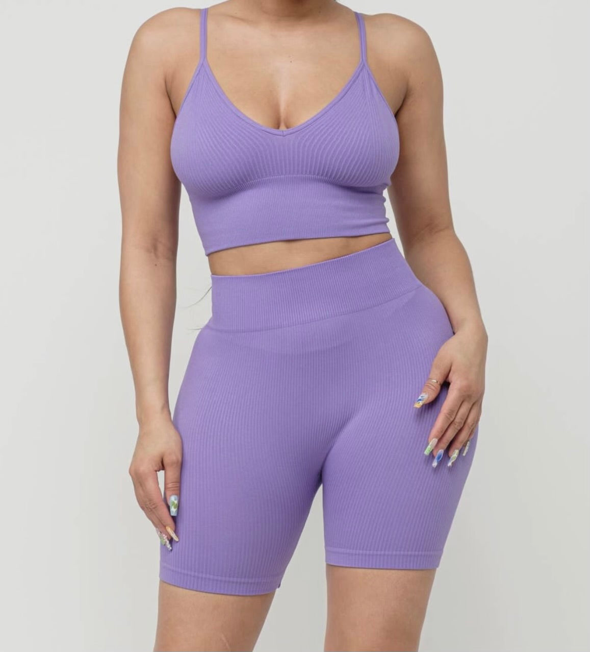 Purple Short Set