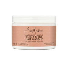 Load image into Gallery viewer, Shea Moisture Curl &amp; Shine Hair Masque, Coconut &amp; Hibiscus, 11.5oz
